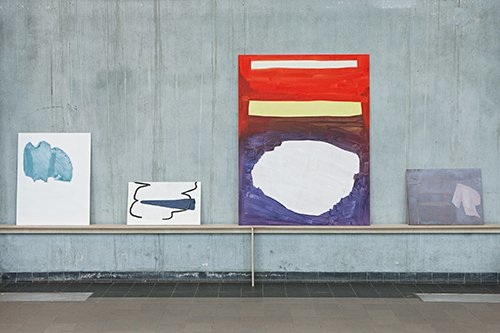 Matthias Huber, Ohne Titel, Acryl & Öl auf Holz, 2012 und 2013