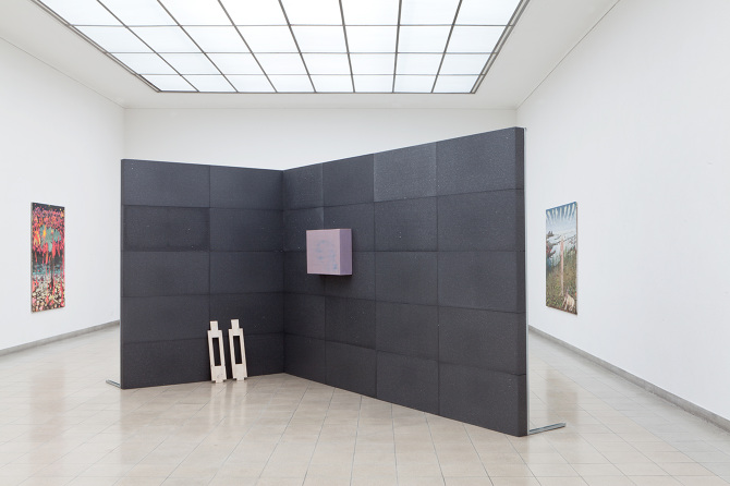 Ausstellungansicht Plattform17 – A Winter School: Hector Gachet; Andriu Deplazes, 2017