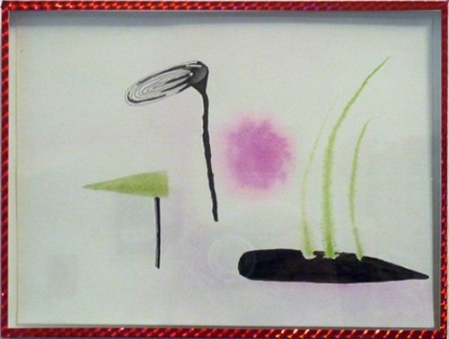 No4, aquarelle encadrée, 17 x 24 cm, 2010