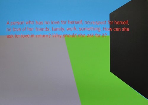 Sans titre, acrylique sur toile, 100 x 140 cm, 2011