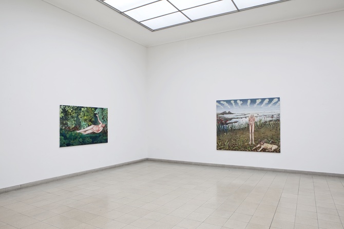 Ohne Titel, 2016; Ohne Titel, 2016, Ausstellungsansicht / vue de l'exposition Plattform17, 2017