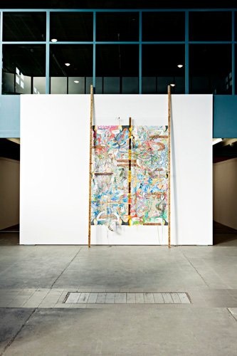 Ohne Titel, Zusammenarbeit mit Tobias Madison,
Diverse Materialien, 2011