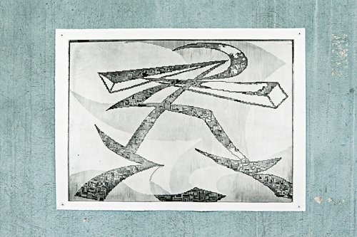 Der Läufer, Installationsansicht Plattform 15, 2015