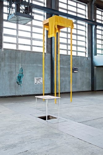 Installationsansicht Plattform 15, 2015