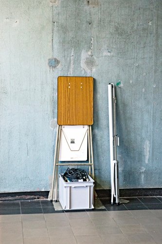 Dijan Kahrimanovic, Ohne Titel, Installationsansicht Plattform 15, 2015