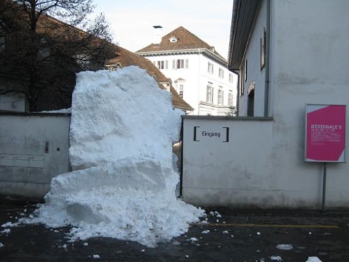 The Avalanche of November 29, Kunst Raum Riehen, 2008