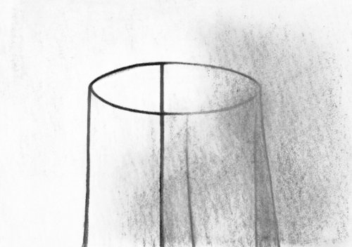 Sans titre, fusain et mine de plomb sur papier, 37 x 30 cm, 2010