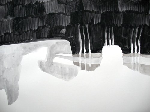 Namtso, gouache sur papier, 2007