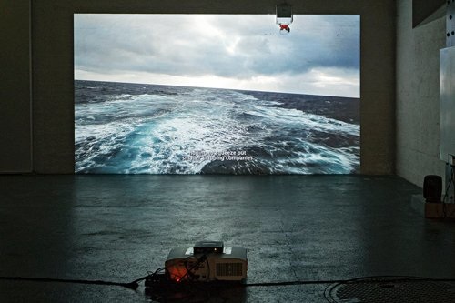 Lena Maria Thüring, Hanjin Palermo, Installationsansicht Plattform 15, 2015