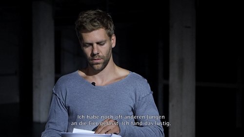 Lena Maria Thüring, Kreide fressen, Videostill, 2013