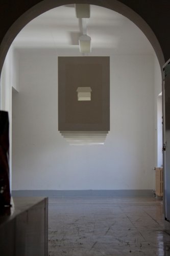 Série no. 8, nylon, sérigraphie, 118.9 x 84.1 cm, 2010