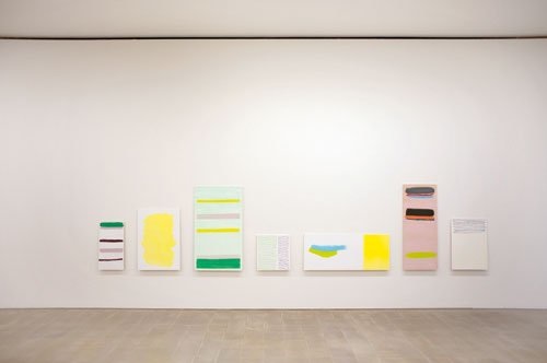 Ohne Titel, Acryl auf Holz, 10-teilig, 2012