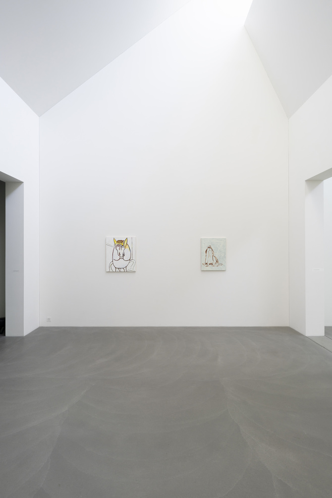 From left to right:
Never change a winning horse, 2023
Zu neuen Ufern, 2024
© Claude Barrault