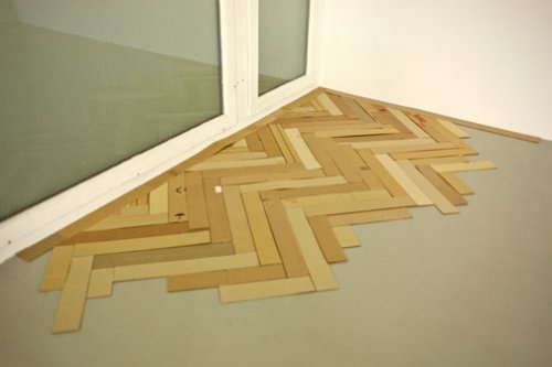 À mon seul désir I, Altkarton, Installationsansicht Progr Bern, 2008