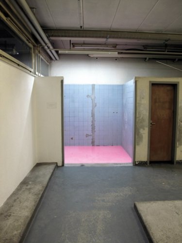 À mon seul désir II, Flüssigseife, Installationsansicht
Dienstgebäude Zürich, 2009