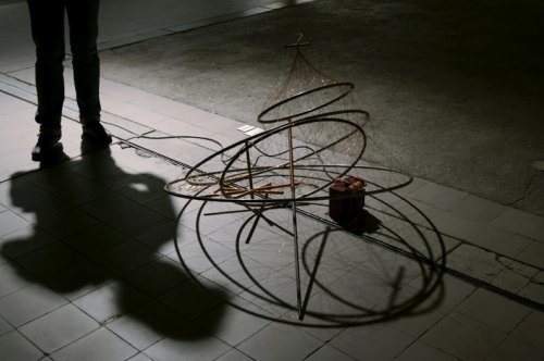 Der Moment des Scheiterns einer elektromagnetischen Installation,
Plattform07, 2007