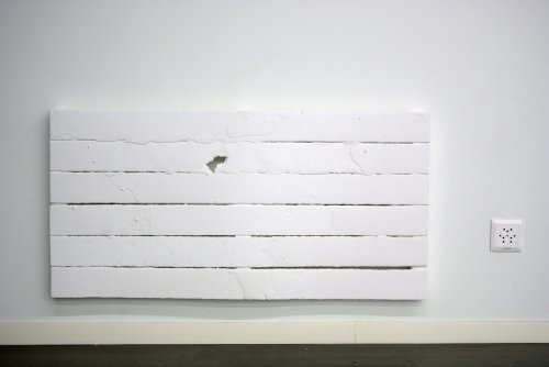 Sans titre (b), Polystyrène, résine céramique, 2013