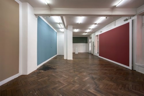 Mood Paintings, Ausstellungsansicht LET IT, Réunion, Dispersion auf Wand, 2013