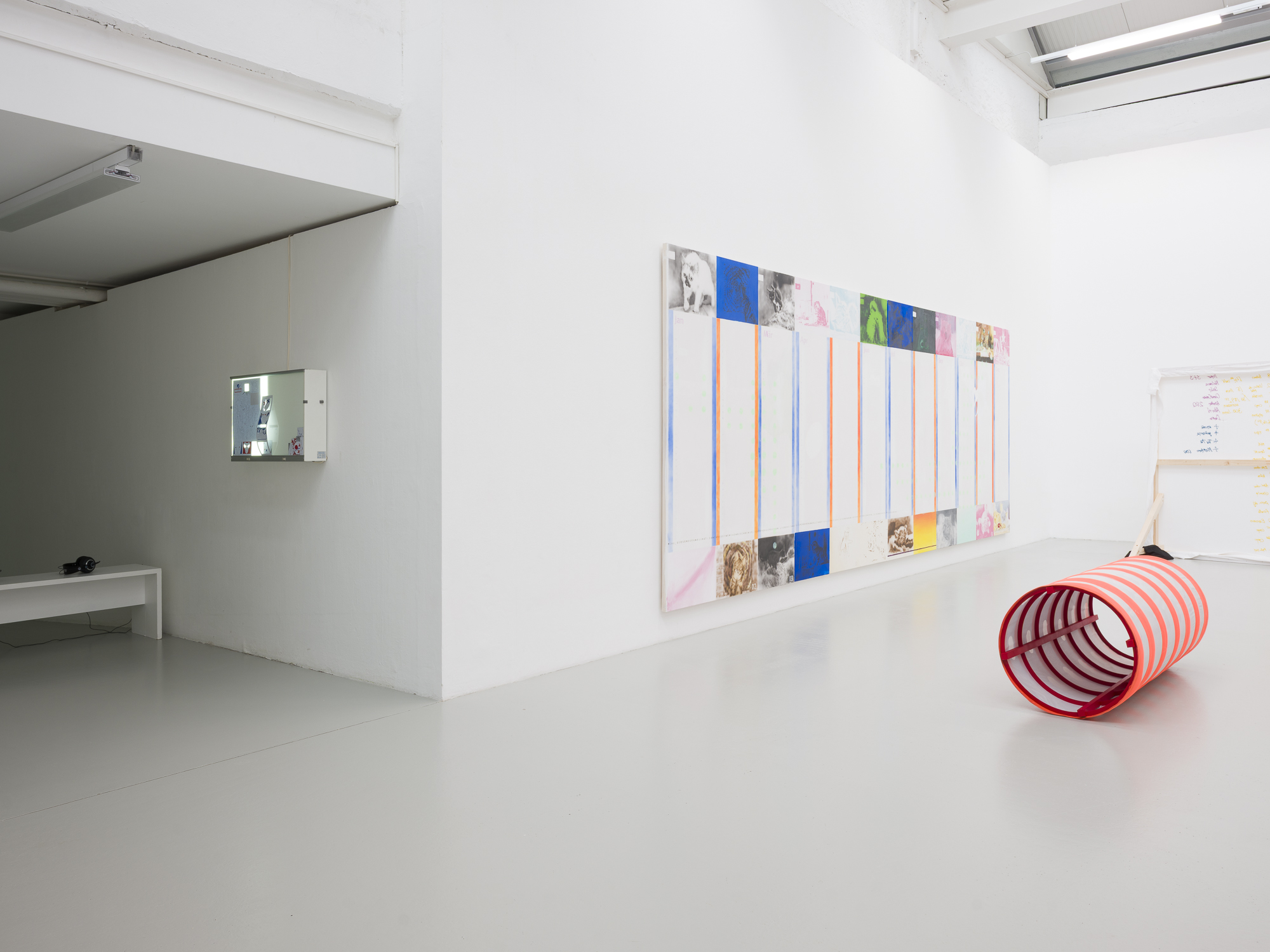 Plattform25, Exhibition view, Centre d’art Neuchâtel, 2025. Photo: Sébastien Verdon.